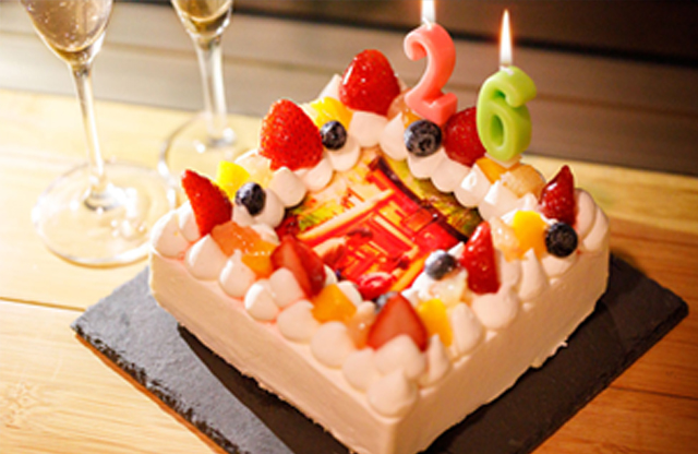 記念日ケーキ
