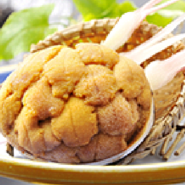 うにの貝焼き